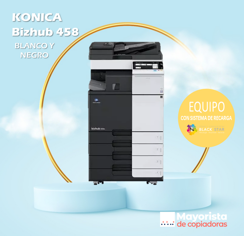 Impresora multifuncional Konica Bizhub 458
