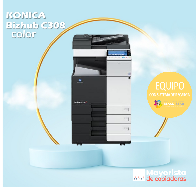 Impresora multifuncional Konica C308