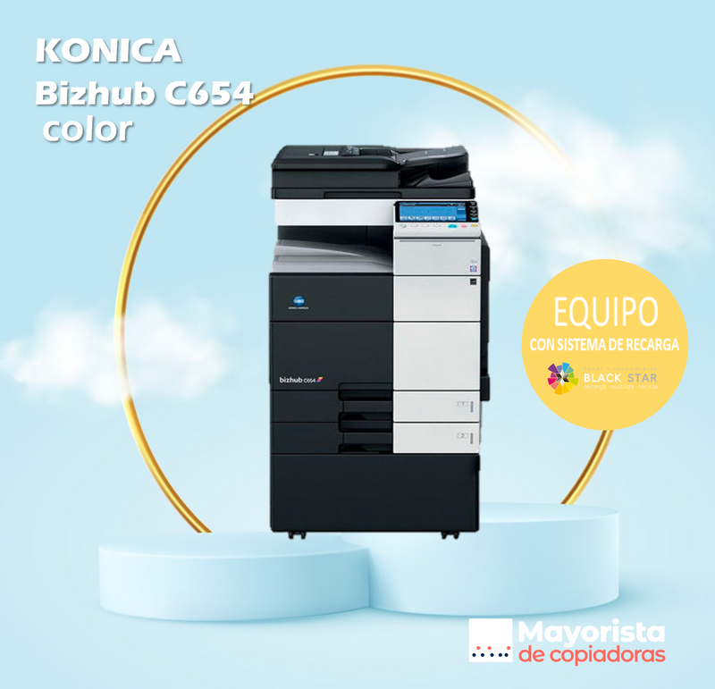 Impresora láser Konica C654