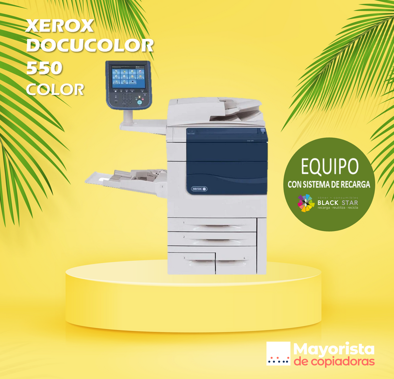 Impresora Multifuncional Color Xerox DOCUCOLOR 550 Servicio Certificado