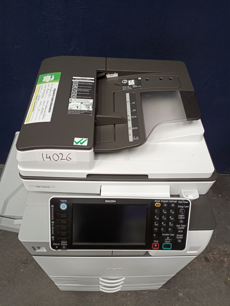 Impresora Láser RICOH MP2554 SEMINUEVO SERIE: 14026/G146R500928