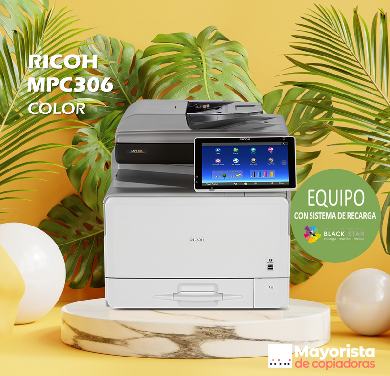 Impresora multifuncional Ricoh MPC306