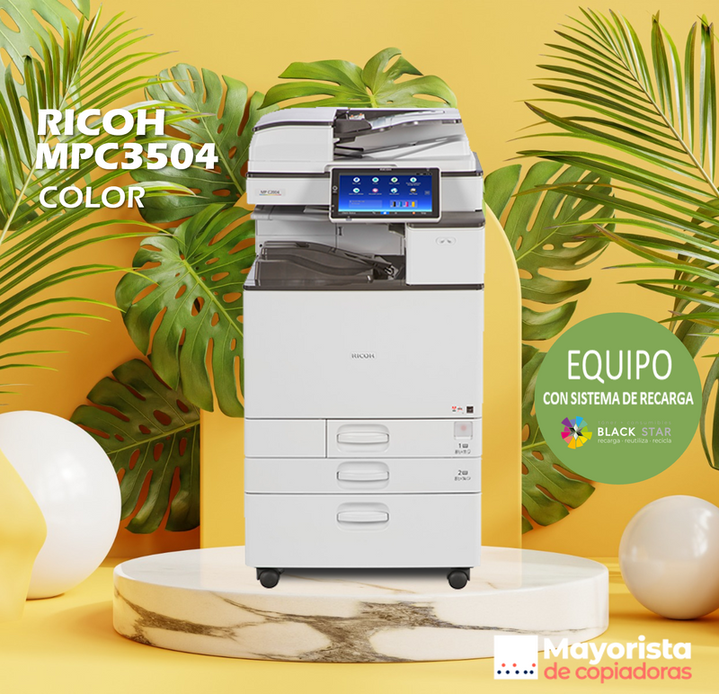 Impresora multifuncional Ricoh MPC3504