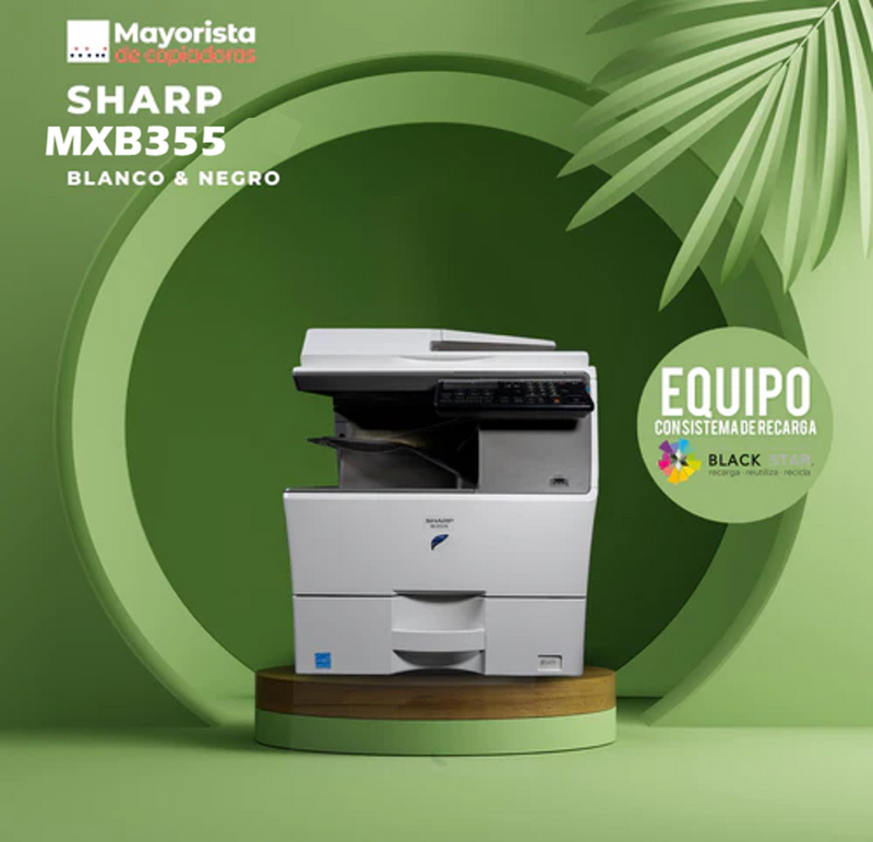 Impresora Multifuncional Sharp MXB355 Seminueva