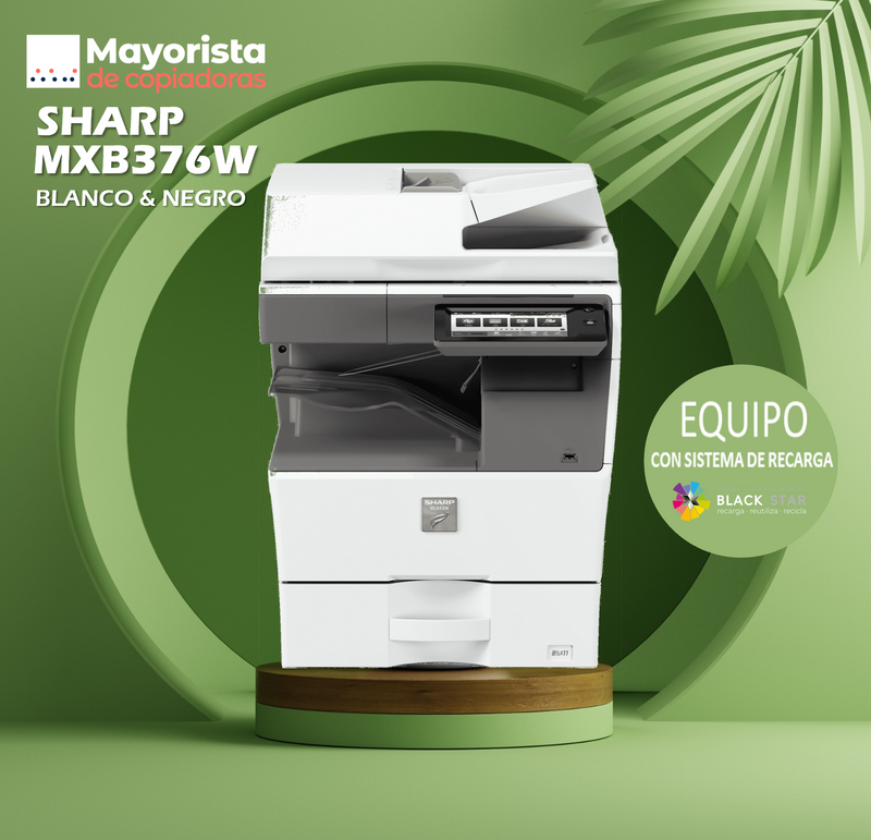 Impresora láser Sharp MXB376W Seminuevo