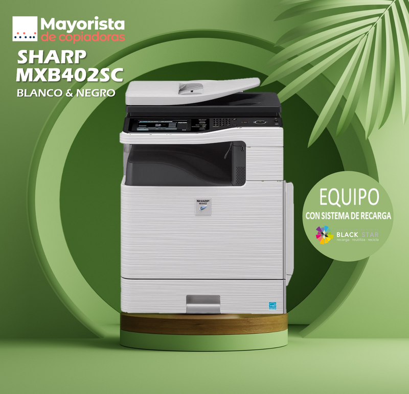 Impresora multifuncional Sharp MXB402SC Seminuevo