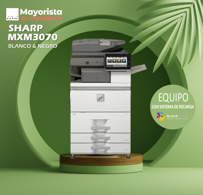 Impresora multifuncional Sharp MXM3070 Seminuevo