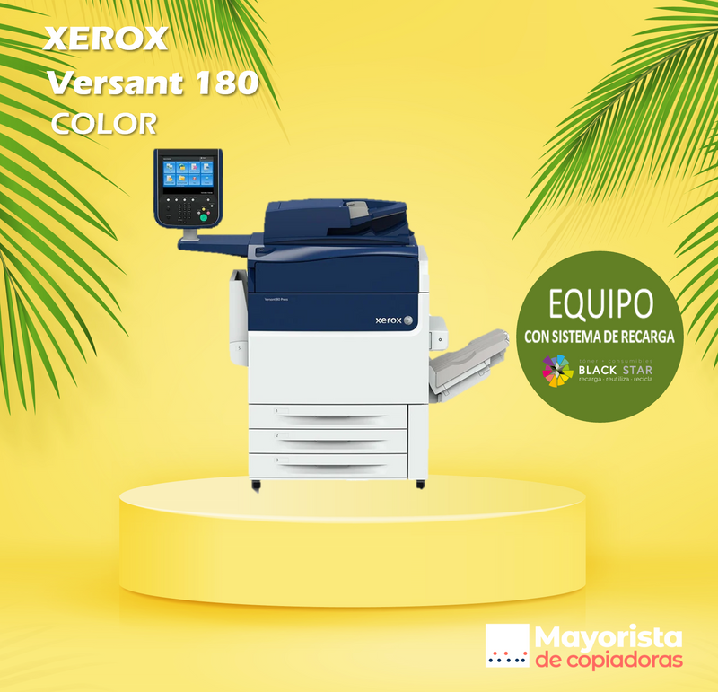 Impresora Multifuncional Color Xerox Versant 180 Servicio Certificado