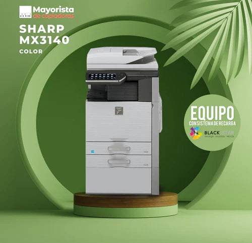 Impresora Láser Color Sharp MX3140N Servicio Certificado
