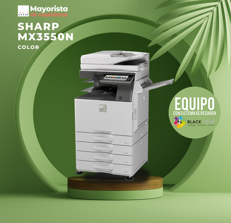 Impresora Láser Color Sharp MX3550N Servicio Certificado
