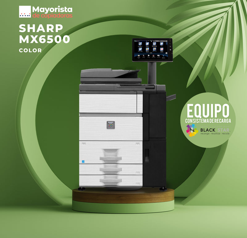 Impresora Láser Color Sharp MX6500N Servicio Certificado