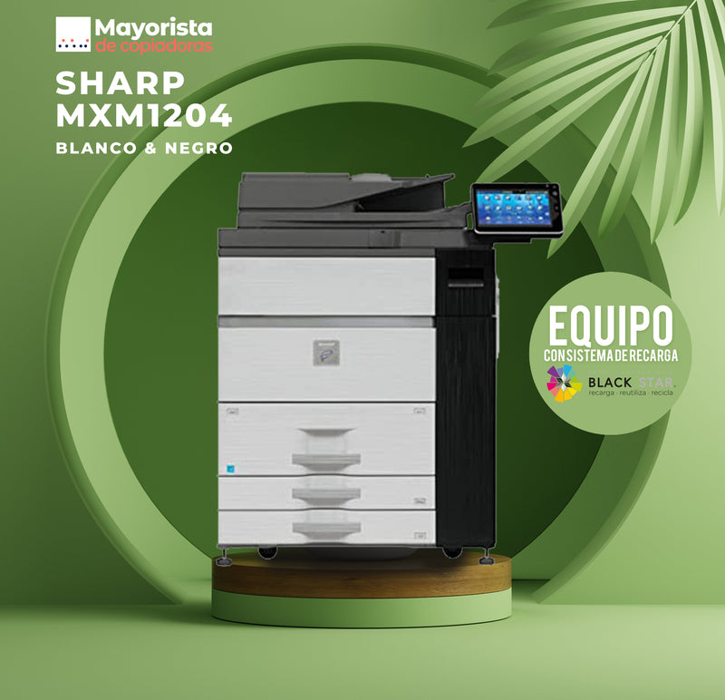 Impresora Láser Blanco y Negro Sharp MXM1204 Servicio Certificado