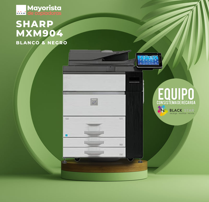 Impresora Láser Blanco y Negro Sharp MXM904 Servicio Certificado