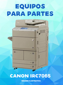 Copiadora e Impresora Digital Canon IRC7065 PARA PARTES N/S: 10401 / HJY54607