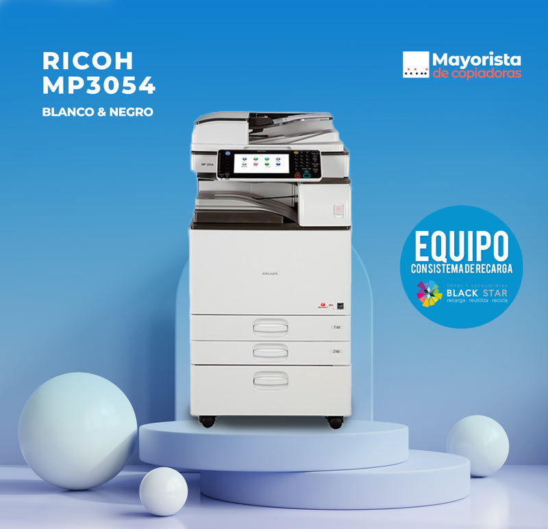 Copiadora e Impresora Digital Ricoh MP3054SP "Seminuevo"