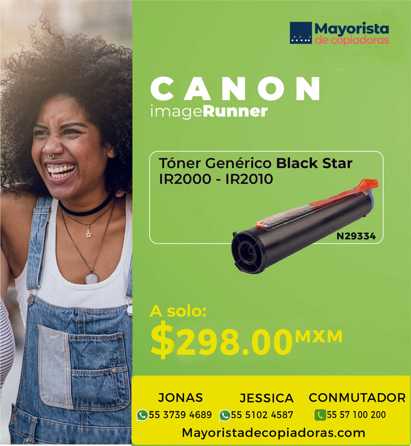 Cartucho de Tóner Canon Compatible IR 2000, IR 2010, GPR-8, 6836A003AA