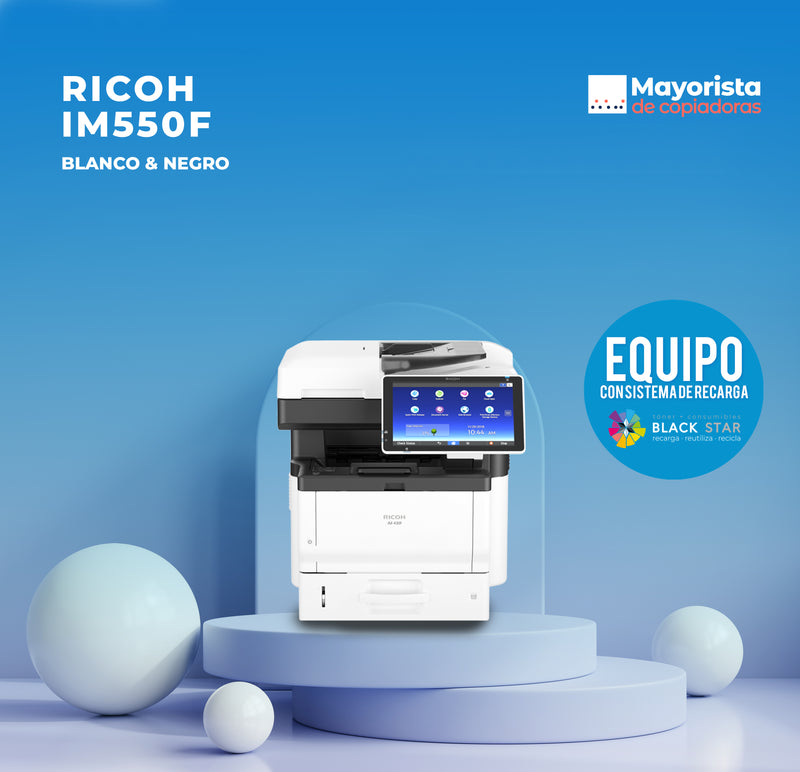 Copiadora e Impresora Digital Ricoh IM550F "Nuevo"
