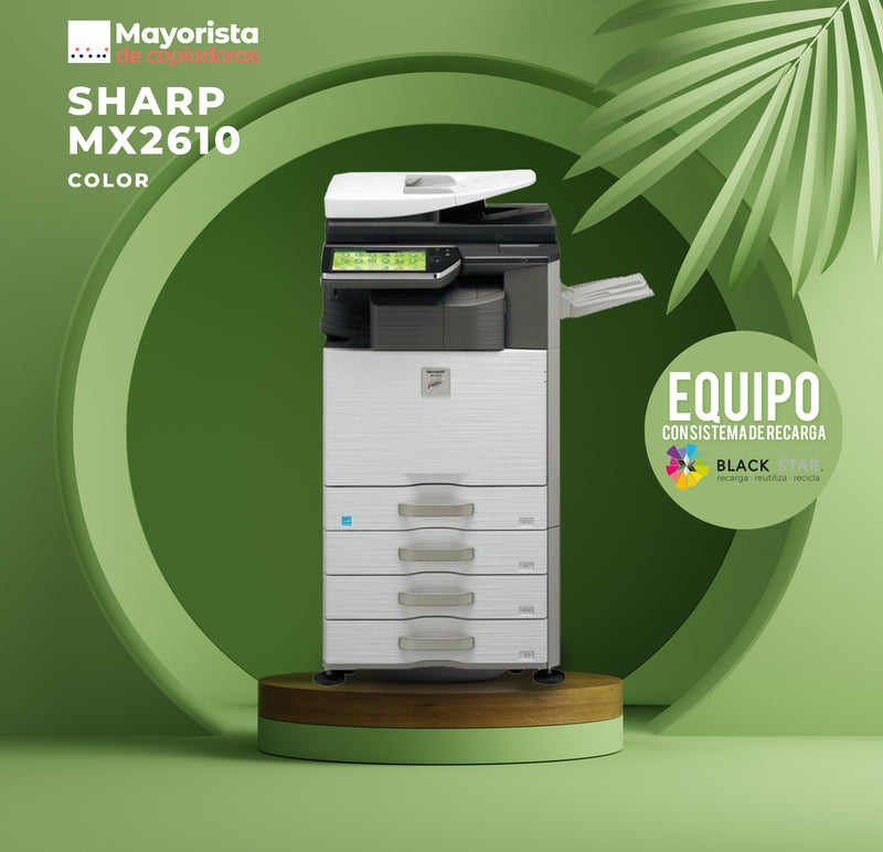 Impresora multifuncional Sharp MX2610N "Seminueva"