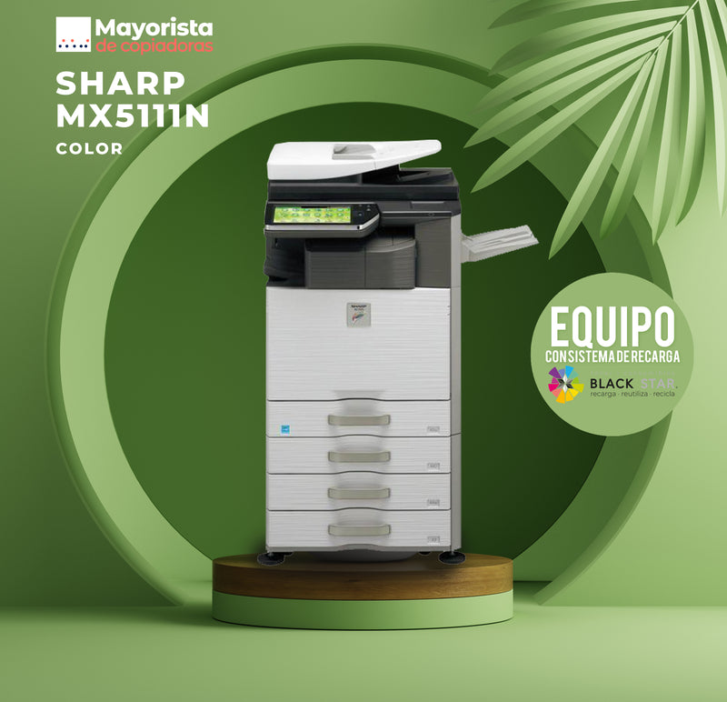 Copiadora e Impresora Digital Sharp MX5111 a COLOR "Seminuevo"