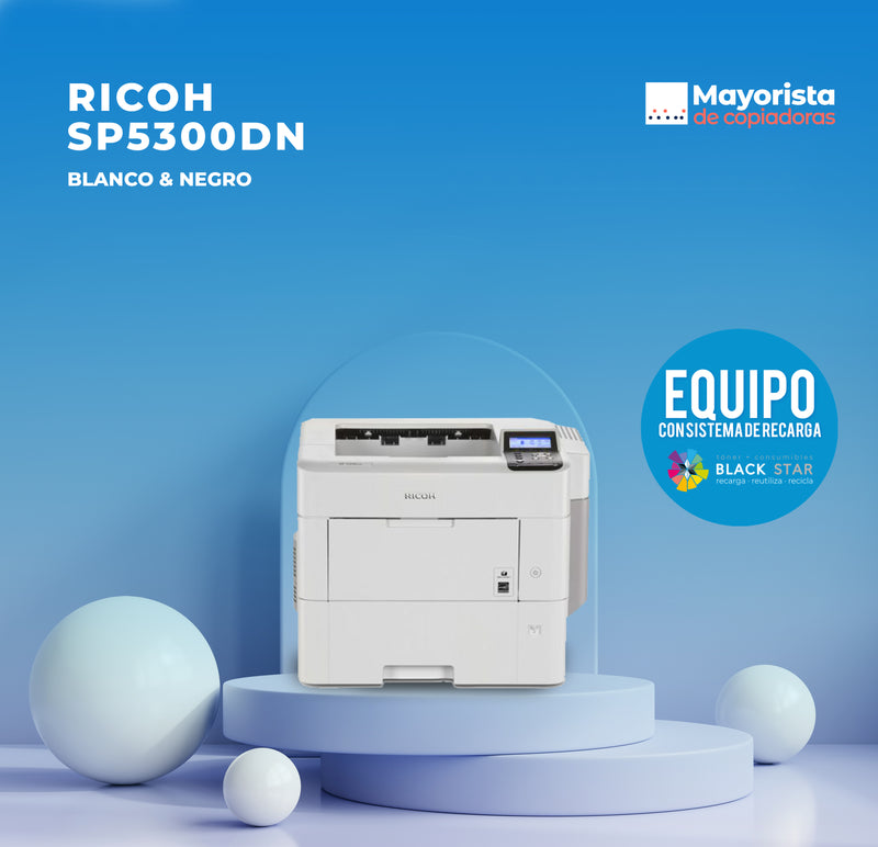 Copiadora e Impresora Digital Ricoh SP5300DN "Nuevo"